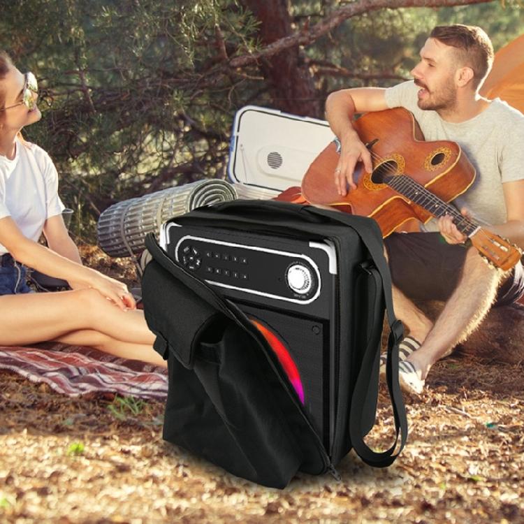 Speakers Guard Shoulder Bag For JYX Karaoke Machine With Microphones Organizing Pocket for Enthusiasts Music Lover