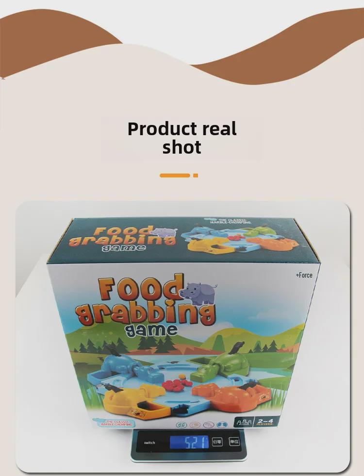 Cross-Border Hippo Bead Game: Interactive Hungry Hippo Educational Toy for Kids