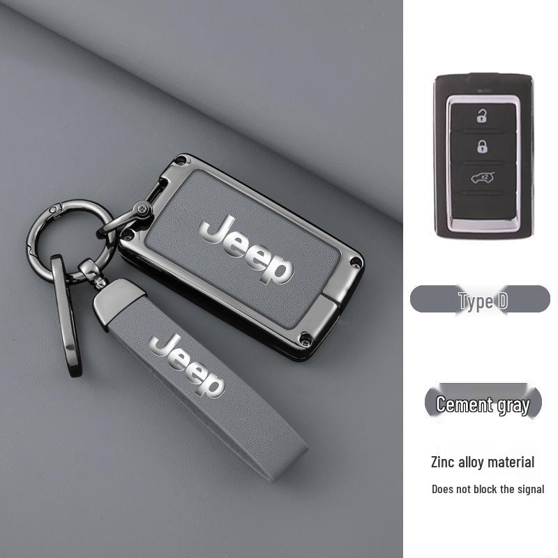Premium Zinc Alloy Leather Accessory for Jeep Gladiator Wrangler 4XE - Unisex Design