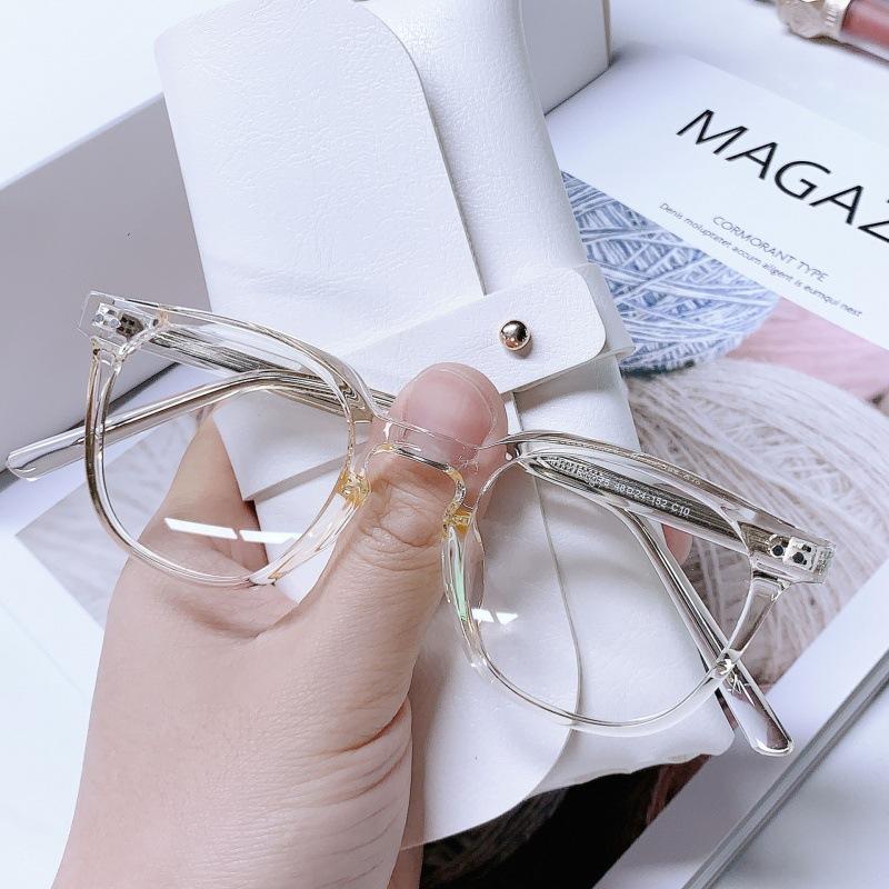 

17175 Анти-синие очки женские простые плоские очки Tr90 могут быть оснащены оправами для очков для близорукости Anti-blue light