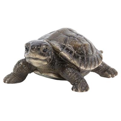 Ubia Schildkröte Briefbeschwerer Magnet 7 x 5 x 3 cm Puppenfigur Ornament Tier Gartendekoration Realistische Niedliche Schildkröte H17341