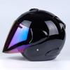 Men and Women Motorcycle Scooter Helmet Ram3 Bright Black Half Helmet Off-Road Summer Racing Safety Helmet Casque Capacete Casco