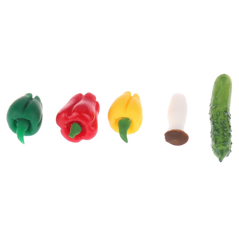 1/12 Dollhouse Miniature Vegetables Model Mini Food Play Accessories Toys
