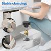 2Pcs Drawer Front Clamp Anti Slip Cabinet Installation Clamps Tool Stainless Steel Woodworking Clamp Device Multipurpose Drawer