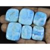 17X23-23X30MM Natural Larimar Pectolite Octagon Cabochon Loose Gemstone 6Pcs C-62
