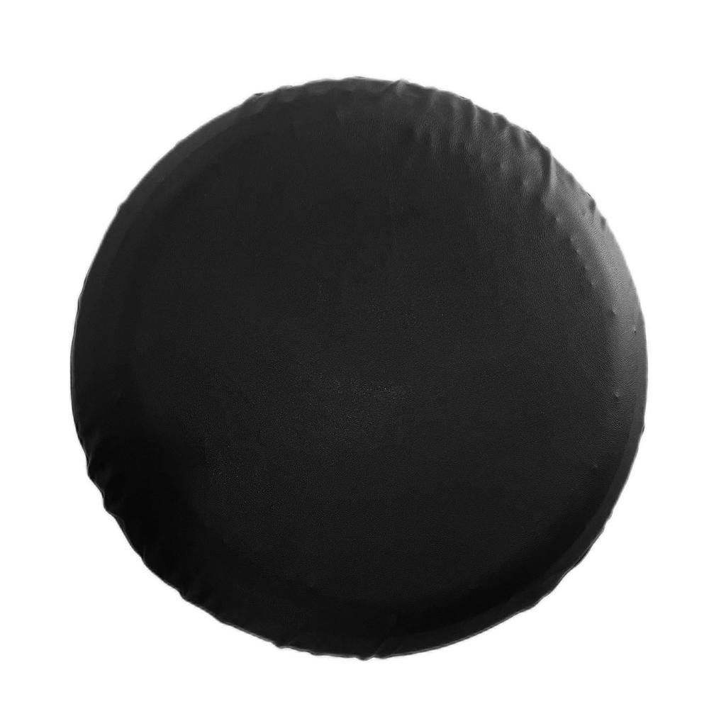 Strong Black Spare Tyre Cover Easy to Install Lychee Pattern Spare Tire Protector for SUVs Trucks & Off Road Cars