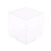 1Pc Storage Boxes Lids Gemstone Display Coin Clear Container Specimen Mini Square Cube Acrylic Case Rough Mineral Standard