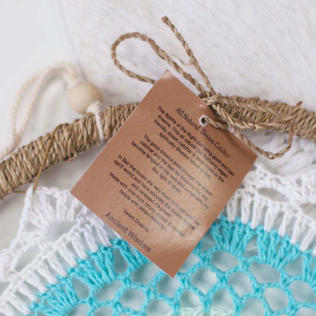Dream Catcher Handmade Feather-Free Vegan Balinese