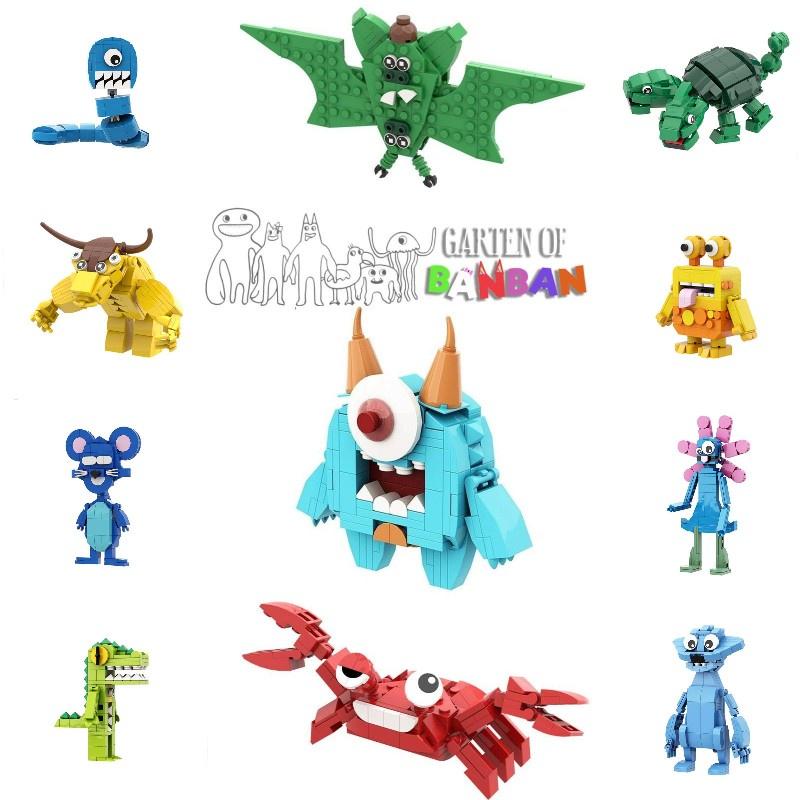 Baban Kindergarten Building Blocks Season 3 Green Monster Doll Garden Handicraft Baban Playground Building Blocks Toy