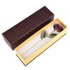 Rose mit langem Stiel, getaucht in 24 Karat Gold, in Geschenkbox mit Ständer, Geschenk für Sie ( Rose mit Ständer)