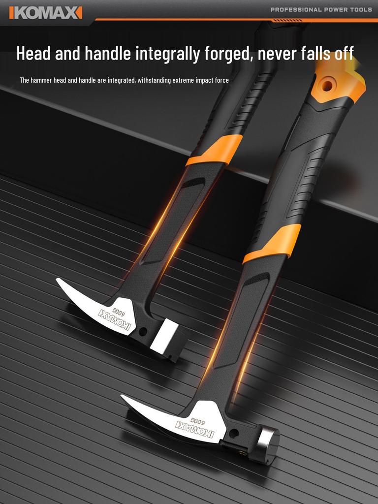 Claw Hammer for Woodworking: One-Piece Iron, Handmade Mini Small Hammer, Special Steel, Perfect for Household Use.