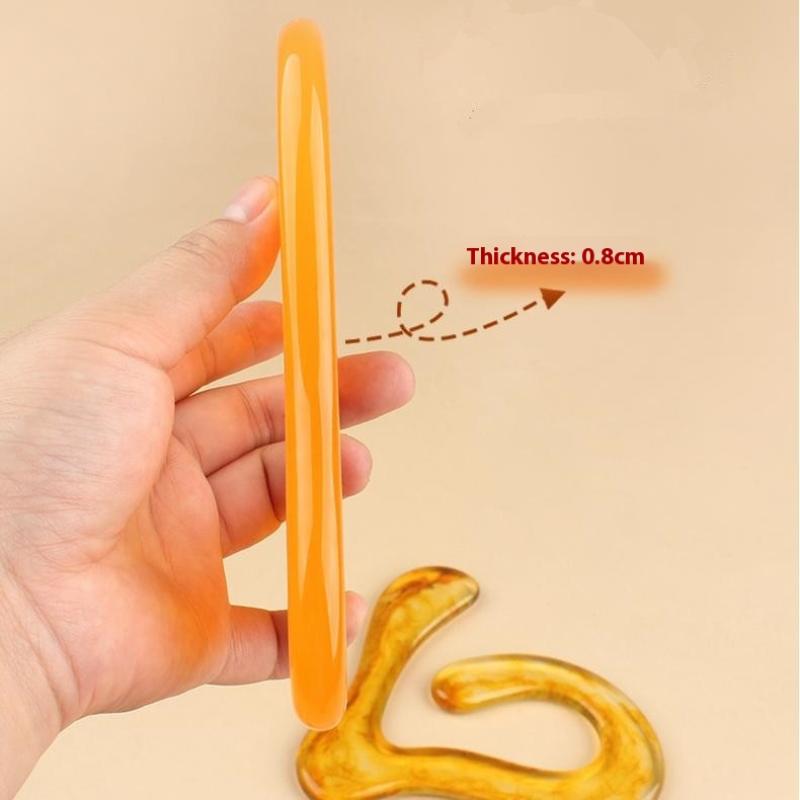 Large Face Neck Back Body Acupuncture Pressure Massage Guasha Board Guasha Board Natural Resin Beeswax Massager Scraper Tool