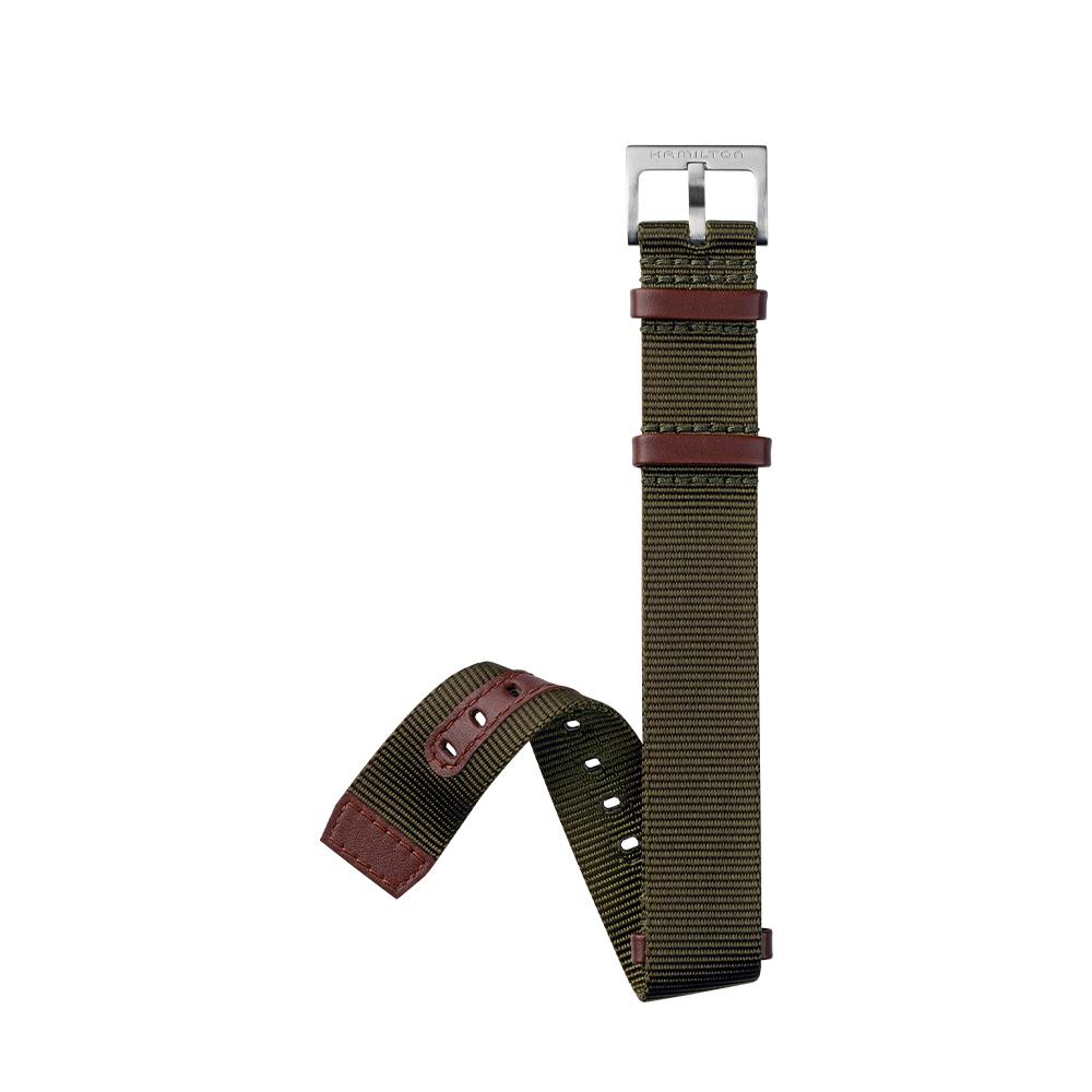 [Hamilton] Green NATO Strap 20mm H6006941021