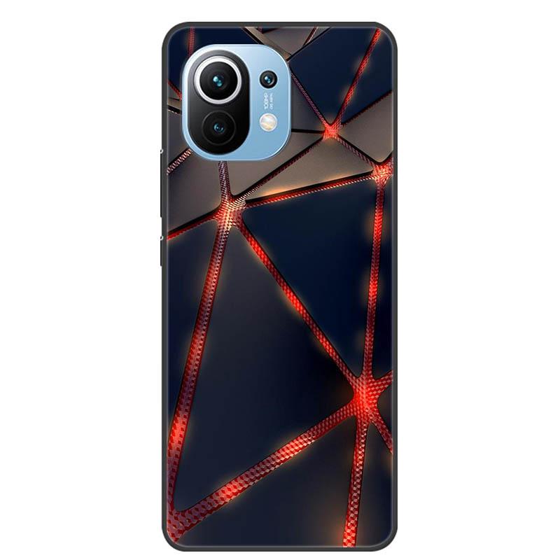 For Xiaomi 11 Lite 5G NE Case Protective Silicone TPU Phone Cases for Xiaomi Mi 11 Lite 5G Shockproof Covers 11Lite Soft Fundas