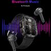 2024 Outdoor Military 3ATM Waterproof Smart Watch Men 420mAh Battery Heart Rate Sports Fitness Watches Bluetooth Call Smartwatch