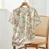 Women's Floral Collection Short Sleeve T-Shirt Soft Minimalist Design, Street Style Casual Top, Versatile for Daily Commute & School Outfits