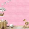 Powder pink glitter wallpaper, powder pink bottom 50x1000