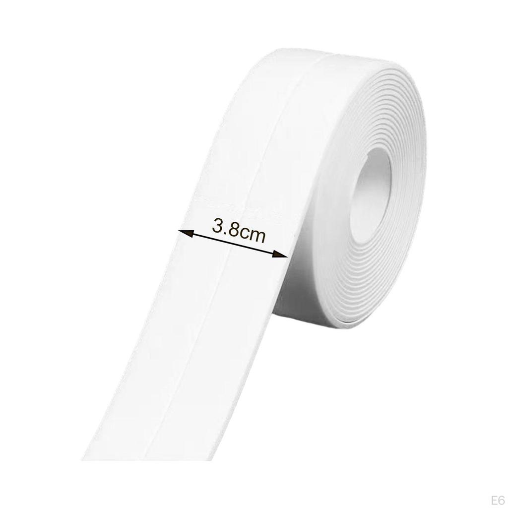 Bath Caulk Tape, Multipurpose Wall Sealing Tape for Countertop Bathtub Kitchen Sink Toilet
