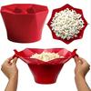 Microwave Popcorn Popper Collapsible Popcorn Maker Bowl Heat Resistant Reusable Popcorn Bowls Home Kitchen Tool Dishwasher Safe