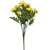 21 Heads Artificial Outdoor Sunset Mums Flowers Multicolor Simulated Flower  for Garden Porch Decor