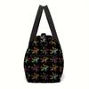 Scissors Hair Dryer Comb Large Capacity Travel Duffels Bag For Boy/Girl Children Best Gift 2D Flat Cartoon Leisure Fitness Bag