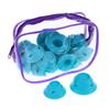 20Pcs Silicone For Hair Curling Rollers Diy Set With Mushroom Bell Shapes Spiral Design Soft Construction Easy Removal Curls