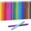 Shuttle Art Colored Retractable Gel Pens, 24 Bright Ink Colors, Cute Pens 0.7mm Fine Point Quick Drying for Writing Drawing Journaling Note Taking