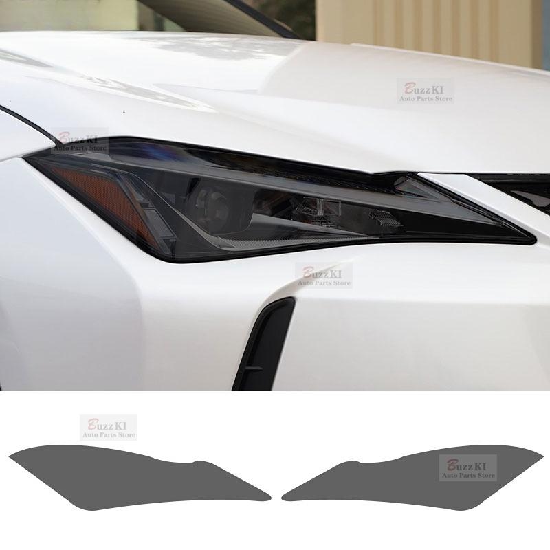 For Lexus ES 300h NX CT GS IS LC LS RX LX570 RC UX GX F Sport Smoked Black TPU Sticker Car Headlight Protective Film