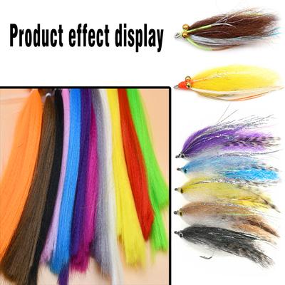 12Colors Baitfish Fibers - Great for Streamers, Crab Bodies, Bonefish Flies