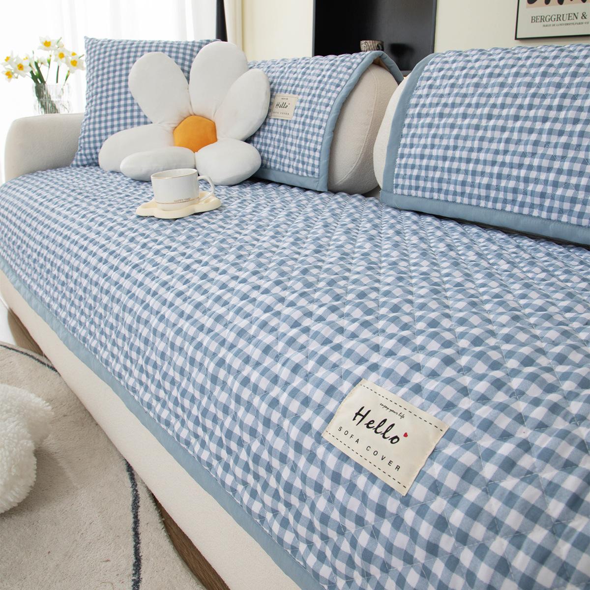 

Washed Pure Cotton Sofa Cushion, Universal Non-Slip In All Seasons, Advanced Sense, Living Room Seat Cushion, Sofa Cover Cover, Cloth Towel 70*70cm
