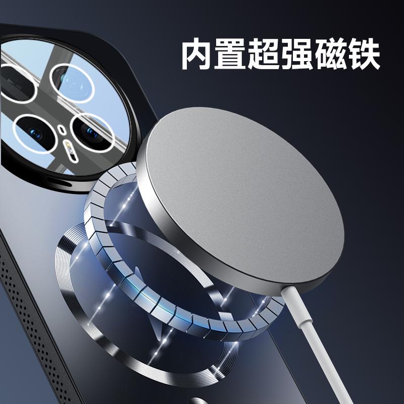 For Huawei Honor Magic 8 Pro Cases Hard Matte Magnetic Wireless Charging Lens Protective Phone Back For Magic 8 8Pro Shell