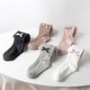 Khmer Cotton Tights for Children - Large Cable Knit, Open Crotch with Bowknot Style, Dual-Use Base Layer Pants for Toddlers and Girls