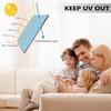 Window Tint for Home, One Way Window Film, Privacy Mirror Film Self-Adhesive Window Tint Film Heat Control Anti UV