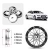 60mm Car Wheel Center Hub Caps Logo Fit for Skoda Rapid Kodiaq Fabia Karoq Laura Superb VRS Yeti Octavia Scala Tire Accessories