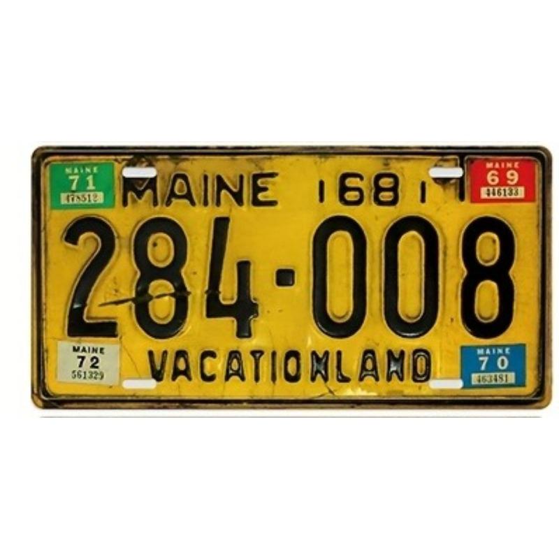 New York Souvenir License Plate, Metal Auto Decor 15x30cm