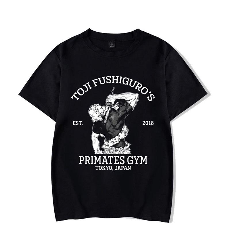 Vintage Washed Anime Print Men’s Harajuku T-Shirt
