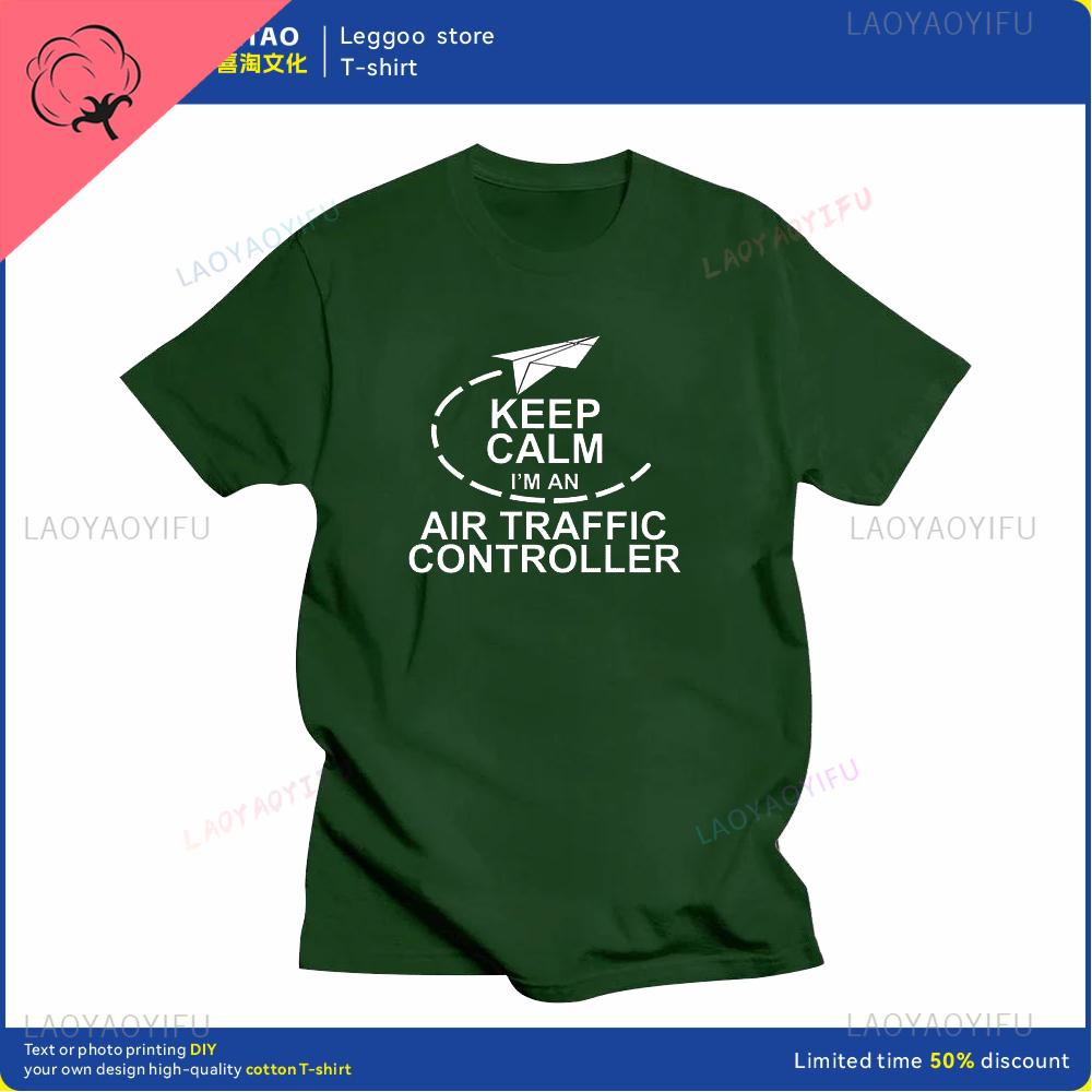 Air Traffic Controller Graphic Printing Fashion Street Wear Casual Trend Summer Men and Women Universal Shortsleeved Tshirt