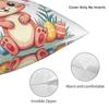 Pillow Cover Happy Easter Day Rabbit Pattern Cushion Cover Cute Funny Pillow Case For Sofa Car Home Decor Pillowcases