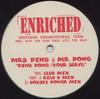 12-Zoll Schallplatte MRS. PING  MR. PONG Tischtennis Ihr Aufschlag 12JUN23 Angereicherter Datensatz 1997 UK Dance Electronica Gebraucht