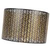 Metal Lampshade E14 E27 Iron Cylinder Shape Hollow Out Leaf Decorative Lamp Shade for Table Wall Ceiling Lamp Black and