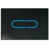Alcaplast Slim Flush Plate with Backlight Glass Black NIGHTLIGHT1SLIM