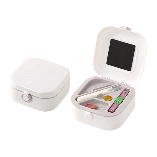 Mini Sewing Kit Small Travel Hand Sewing Kit for Adults Beginners Traveler 2-Layer Magnetic Needles And Threads Sewing Supplies for Emergency Home Use
