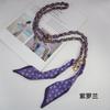 115cm Universal Mobile Phone Wrist Lanyard for Women Girls Silk Scarf Decorative Crossbody Chain Phone Neck Strap Hanging Cord