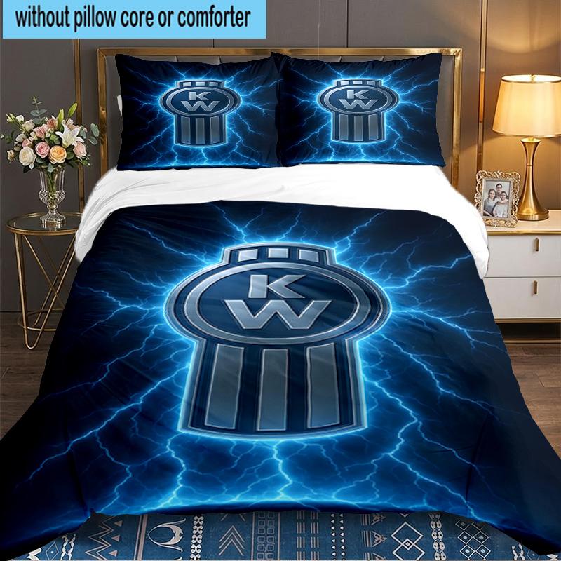 3PCS Ken Truck Bedding Set,Including 1pc Duvet Cover And 2pcs Pillowcases Perfect for Bedroom, Dormitory, Large Size Fan Christmas Gift