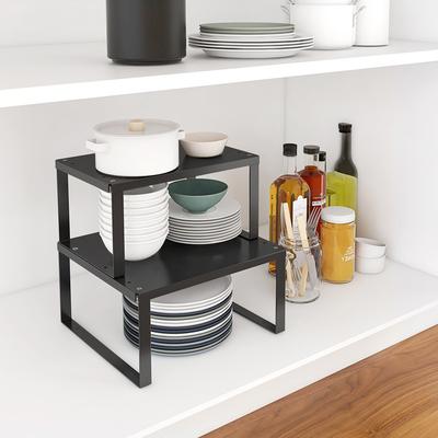 Küchenregal, multifunktionaler Schrank, mehrschichtiges Geschirr, Gewürzflaschen-Finishing-Aufbewahrungsregal, Küchenutensilien, Geschirr, Topf-Organizer