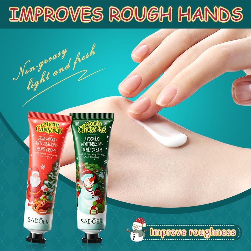 Рождественский подарочный набор увлажняющий восстанавливающий крем для рук против трещин — фото 4