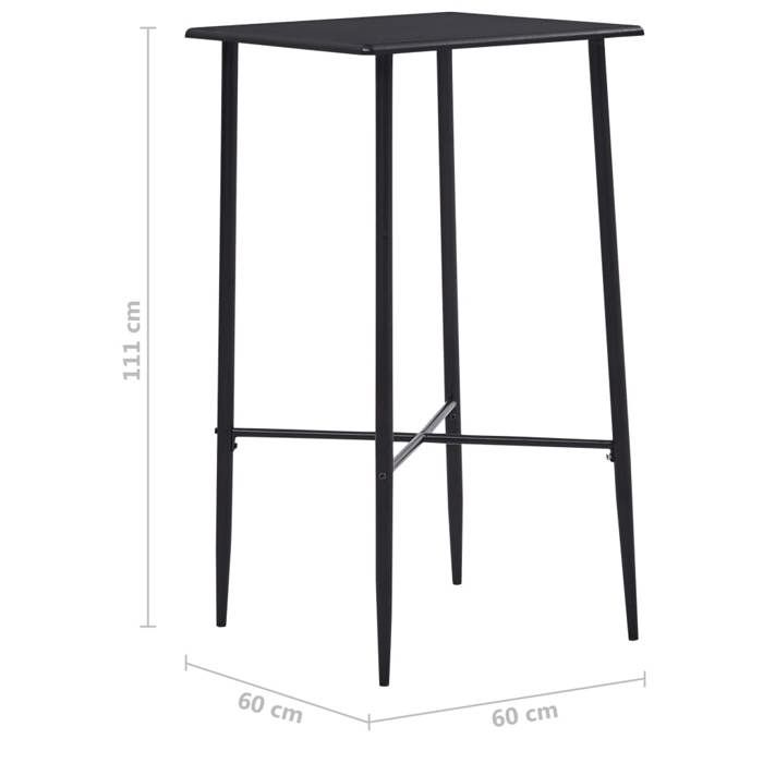 VidaXL 3-Piece Bar Set Bistro Furniture Pub Table and Chairs Counter Furniture Restaurant Kitchen Home 279921