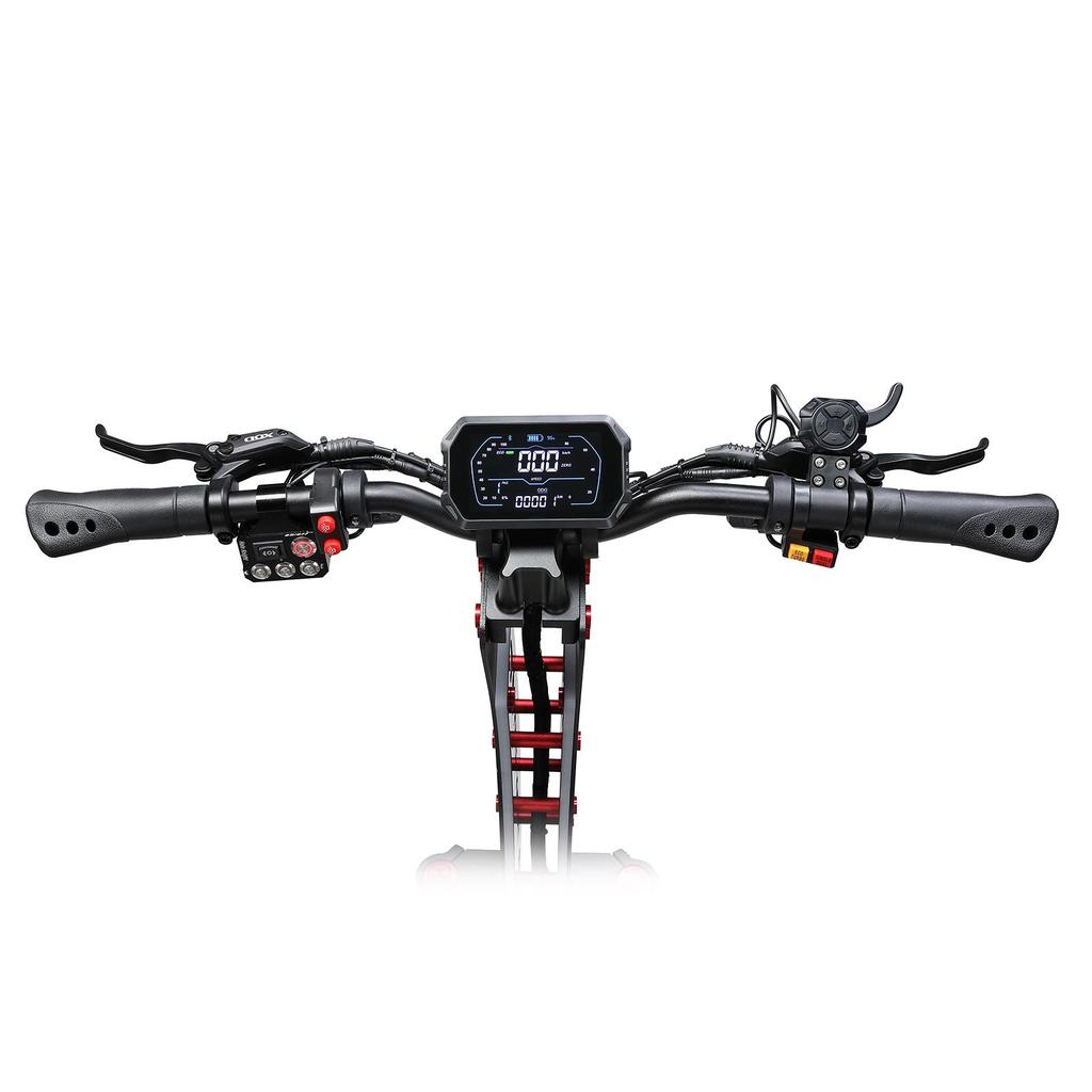 HALO KNIGHT T107MAX All-Terrain Electric Scooter 4000W Dual Motor 72V50Ah Battery 13 Inch Vacuum Tire Outdoor Riding Off-Road E-Scooter