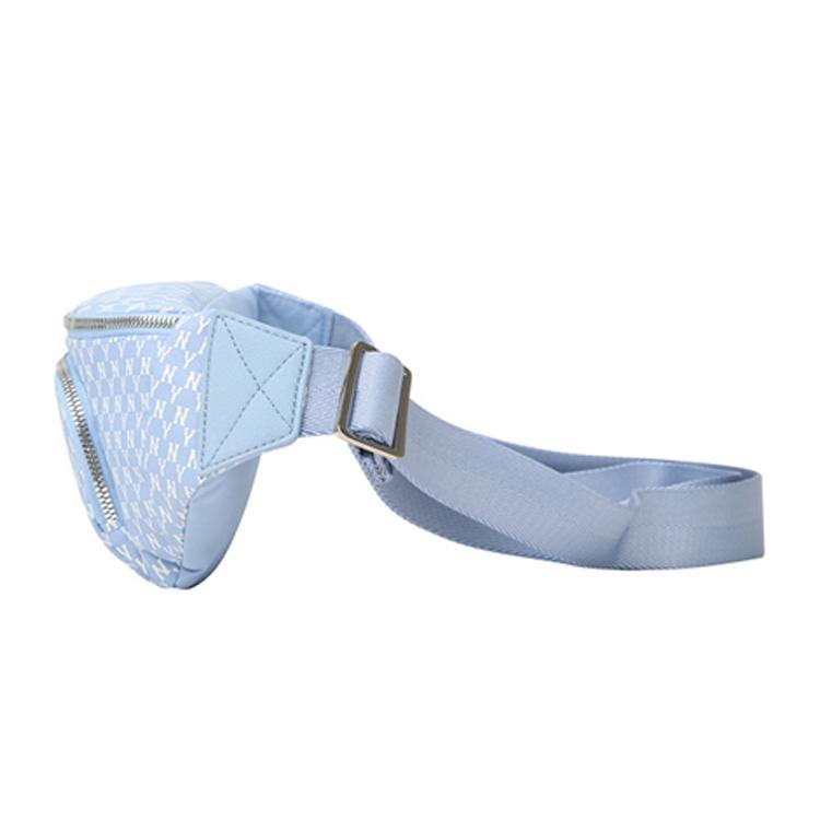New MLB Monogram Collection Nylon Shoulder Bag Crossbody Bag Fanny Pack Regular Unisex Haze Blue 32BGC9111-50S