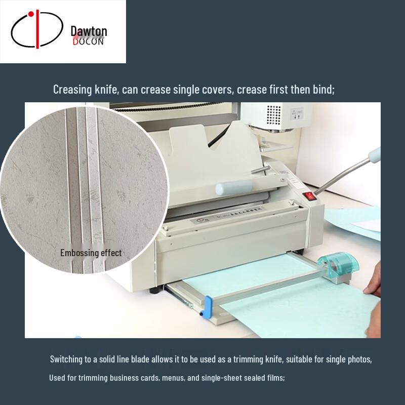 DOCON Manual A4 Perfect Binding Machine CN Plug (adapter Included)